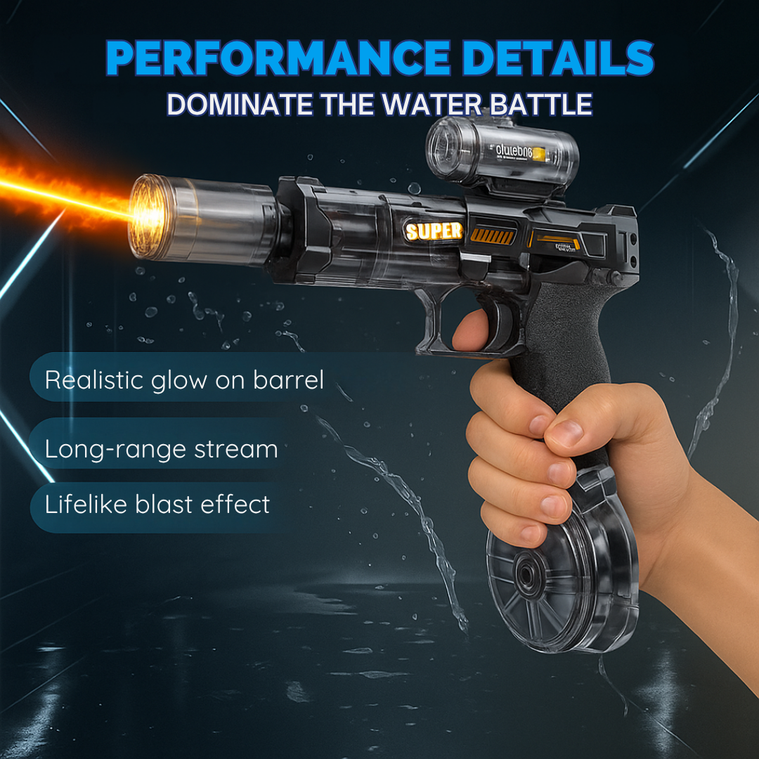 New Automatic Water Gun with Light Effects